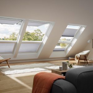 velux translucent pleated blind