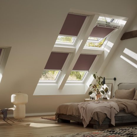 Remote Blackout Blind - Bedroom Remote Blackout Blind - Bedroom